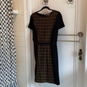 Halston Heritage midi dress size 6.